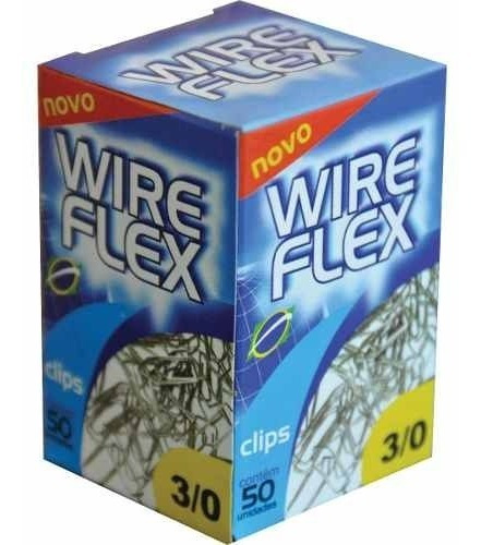 2 Clips Galvanizado Aco 3/0 50 Unidades Wire Flex Pct.c/10