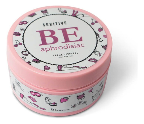 Crema Sexitive Be Aphrodisiac Corporal Perfumada Con Brillos