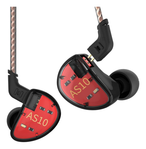 Auriculares Yinyoo Kz As10, Auriculares Con Monitor Oído Iem