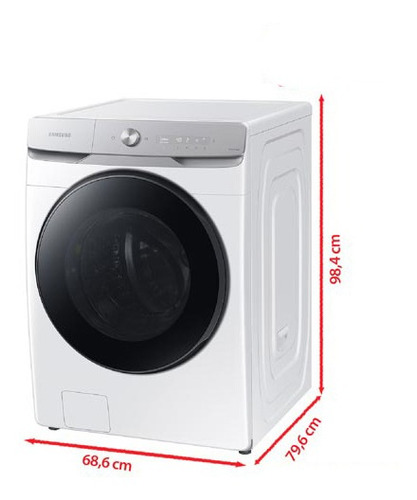 Lava & Seca 17 Kg Samsung Branca Com 24 Programas De Lavagem