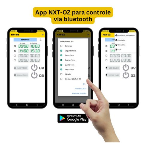 Gerador De Ozônio Automotivo 15g/h + Uv + App Nxt-18 Nextool