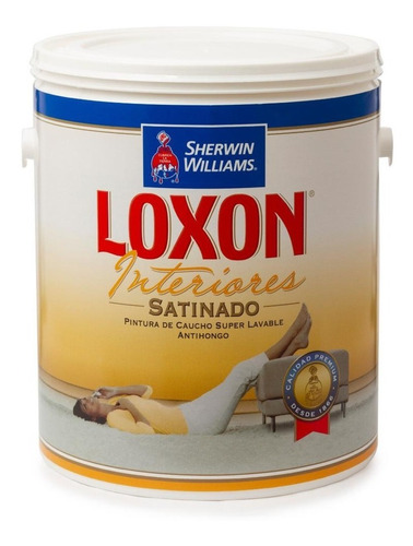 Pintura Satinada Loxon Sherwin Williams Negro Sw 6258