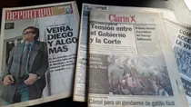 Comprar Clarín  Año 1997 Maradona Veira Protesta Plaza De Mayo 12\u002F7