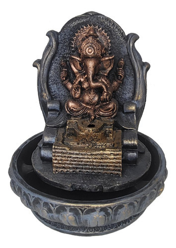 Fonte Decorativa Ganesha No Altar 01153