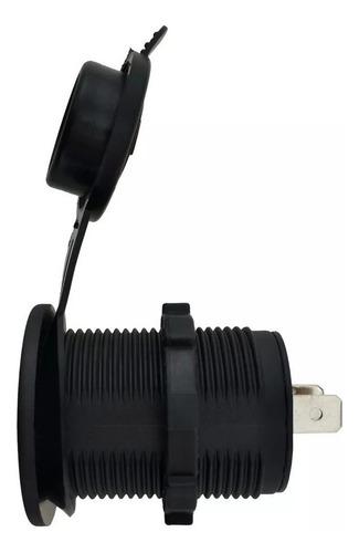 Ch Tomada 12v 24v Plug Acendedor Fêmea Cigarro Moto Carro +