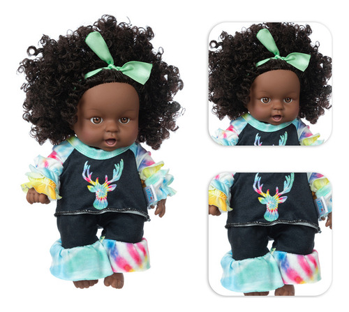 Muñecas Negras J De 8 Pulgadas Con Ropa African Realisti 312