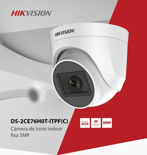 Camara Hikvision Domo Ds-2ce76h0t-itpfs 2.8mm Audio 5mp Jwk