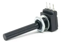 Comprar 1 Potenciometro Lineal 50k (b) Eje Estriado 6mm 45mm Largo