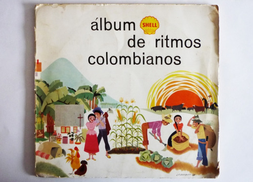 Album Shell De Ritmos Colombianos Numero 4 - Lp Vinilo 