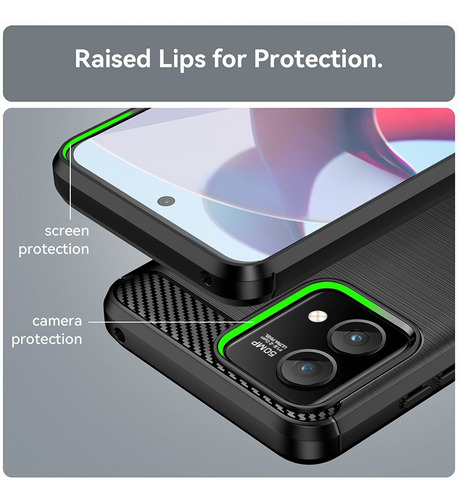 Funda For Motorola G Stylus 5g 2023 Con Textura Cepillada