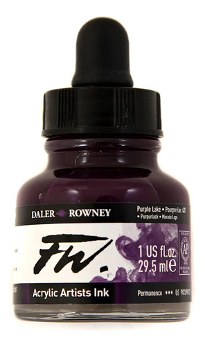 Daler-rowney F.w Botella De Tinta Acrilica De 1 Onza - Lago