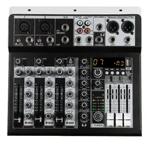 Comprar Mezcladora Mixer De 4canales Dspx Consolas De Sonido  Mixer