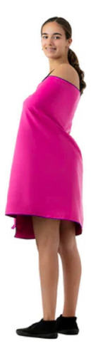 Toalla Natacion Microfibra Rosa 80 X 160 Cm - Escualo Color Fucsia Lila
