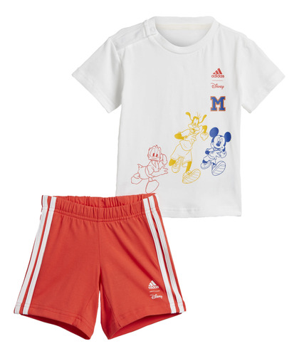 Conjunto De Playera Y Shorts Mickey Mouse adidas X Disney Ib