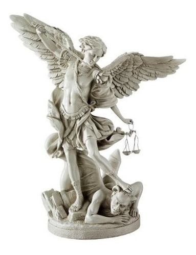Diseño Toscano San Miguel Arcangel Estatua Coleccion Gale
