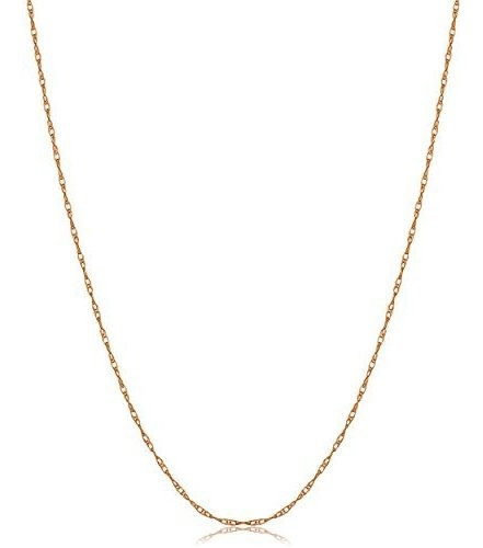 Collar Oro Rosa 14k Kooljewelry