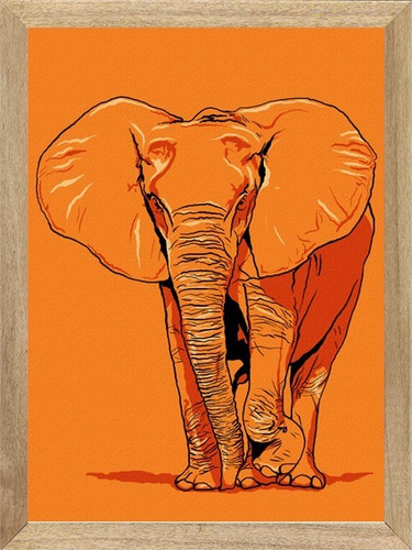 Elefante , Cuadro , Pintura , Poster       P864