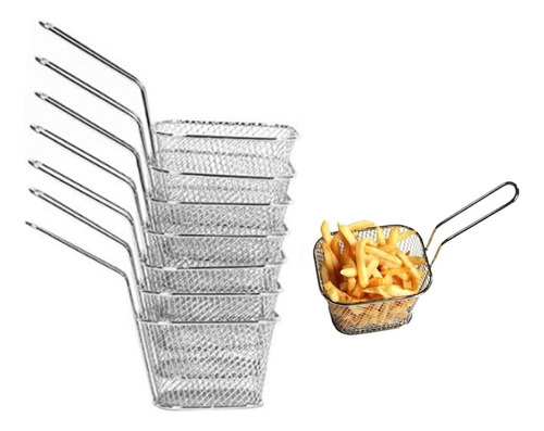 _ 1d Cesta Para Freír, 10 Unidades, Cesta Para Patatas