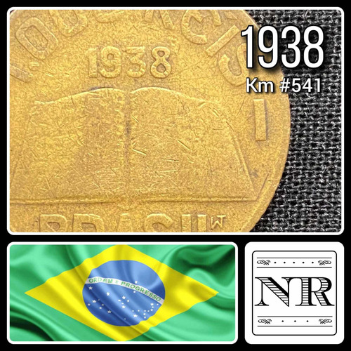 Brasil - 1000 Reis - Año 1938 - Km #541 - Anchieta - Biblia