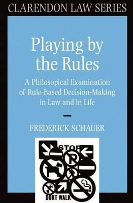 Libro Playing By The Rules : A Philosophical Examination ...