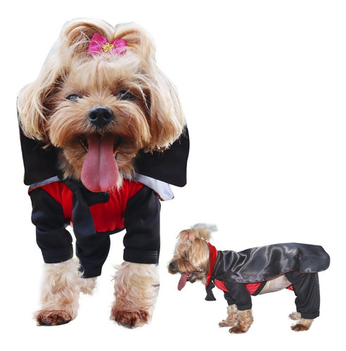 Disfraz Para Perro Conde Dracula Grande (talla 16 A 22)