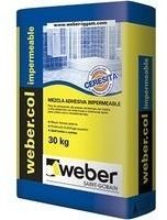 Adhesivo Weber  P/cerámica Impermeable C/ceresita Sin Minimo