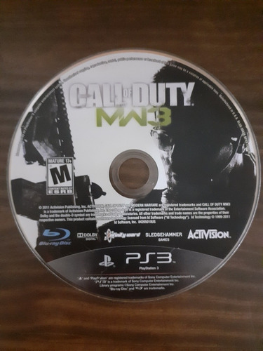 Call Of Duty Modern Warfare 3 Ps3