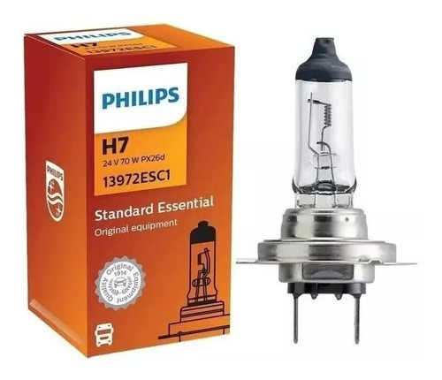 Lâmpada Helógena Philips H7 24v