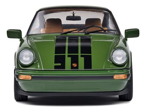 Miniatura Carro Porsche 911 Sc 1978 1:18 Solido Verde