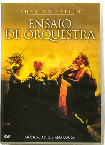 Dvd Ensaio De Orquestra Federico Fellini Original Lacrado