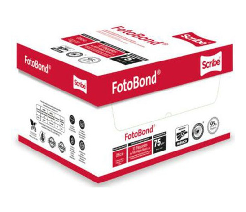 Caja De Papel Cortado Scribe Fotobond 10000005276 Oficio