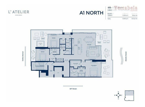Imagem 15 de 16 de Apartamento Residencial Alto Padrão À Venda, Miami Beach, Miami. - Ap0016