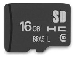 Cartão De Memória Classe 10 16gb Preto Multilaser - Mc143