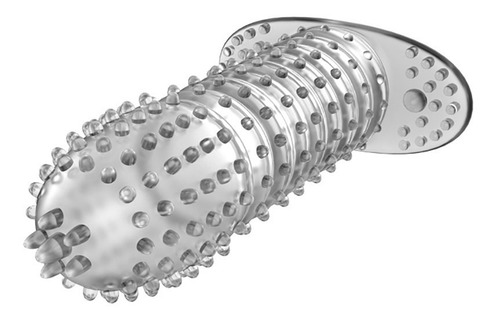 Funda Cristal De Silicona Texturada Para El Pene Sex Shop