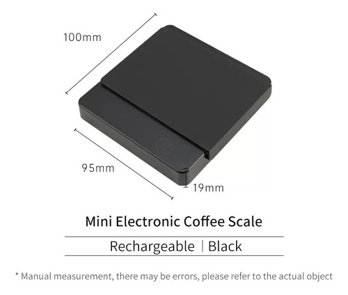 2000g-0.1g Mini Báscula De Café Con Pantalla Digital