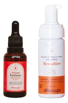 Comprar Kit Alívio E Renovação Íntima - Dita Cuja | 2 Produtos | Pele Sensível | Limpeza Suave e Hidratação Profunda | Sérum 30mL | Espuma Higiene 150mL