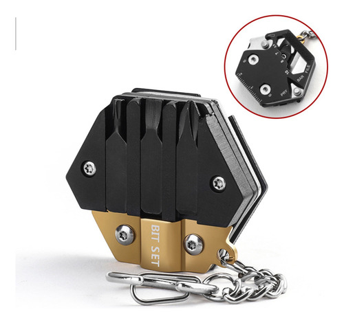 Llavero Multifuncional D Hardware Tools Gear Outdoor 05gd