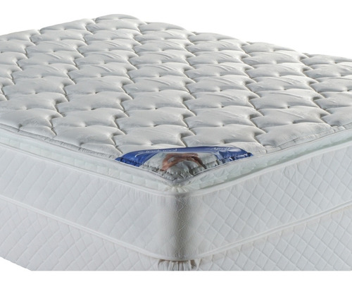 Imagen 4 de 6 de Sommier 2 Plazas + Colchon Inducol April Pillow Top 140x190