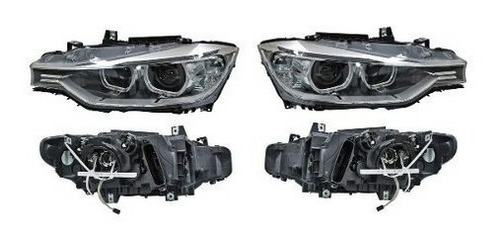 Par Juego Faros Bmw Serie 3  2012 - 2015 P/xenon C/motor Tyo