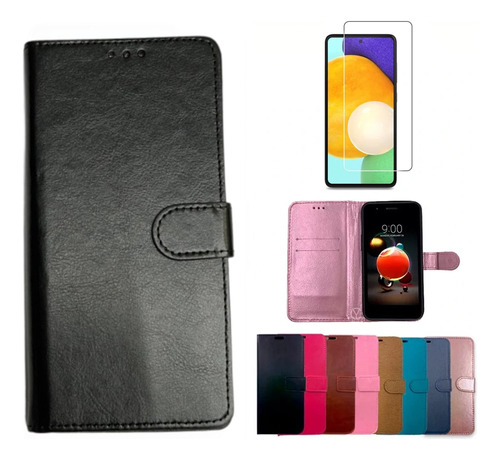 Funda Para Xiaomi Redmi A3 Protector Agenda Flip + Vidrio