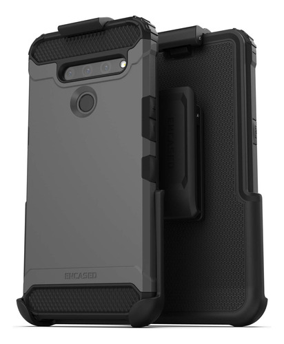 Funda Para LG V50 Thinq 2019 Scorpio Armor Pinza Color Gris