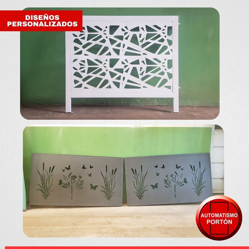 Baranda Chapa Calada 2m X 1m Balcon Terraza Pileta Gris Oscuro