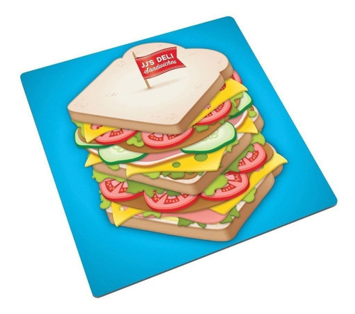 Tabla De Vidrio Templado Diseño De Sandwich Joseph Joseph