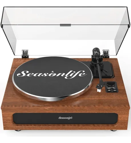 comprar Pack Tocadiscos Retro Bluetooth Con Altavoces Integrados
