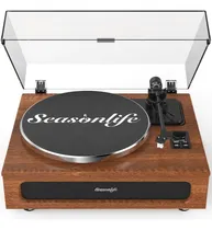 Comprar Pack Tocadiscos Retro Bluetooth Con Altavoces Integrados