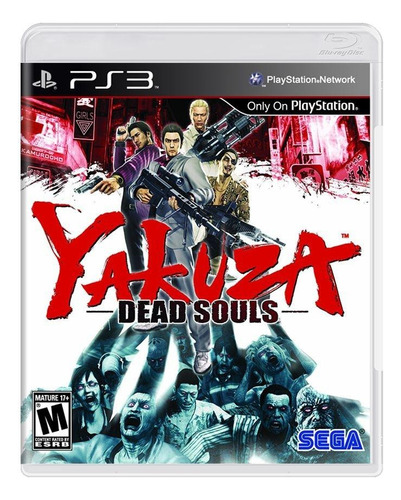 Jogo Americano Sega Yakuza Dead Souls Para Playstation 3 Ps3