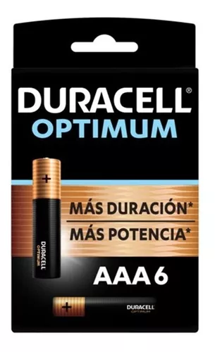 Pilas alcalinas Duracell Optimum AAA - Duracell ES