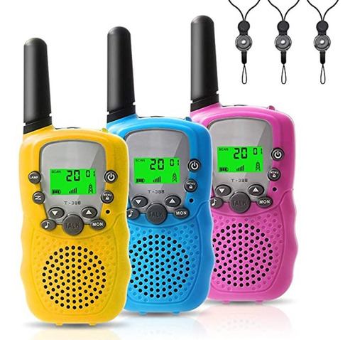 2pz Radios Walkie Talkies For Niños Recargables 3 Millas