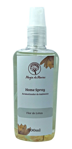 Aromatizador Spray Flor De Lótus Limpeza Espiritual Ambiente