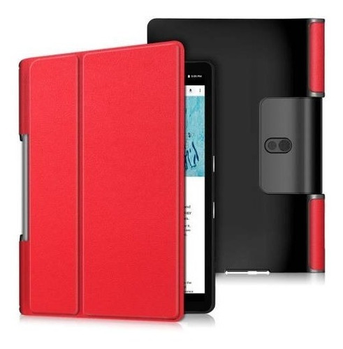 Imagen 2 de 7 de Funda Book Cover Tablet Yoga Smart Tab 10.1 2020 (x705)